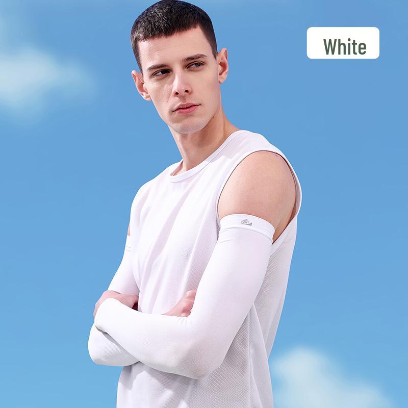 

Summer Ice Silk UV Protection Arm Sleeves – Breathable, Mosquito-Resistant Cycling Guards One Size