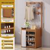 Multi-layer Dustproof Bamboo Shoe Rack for Entryway