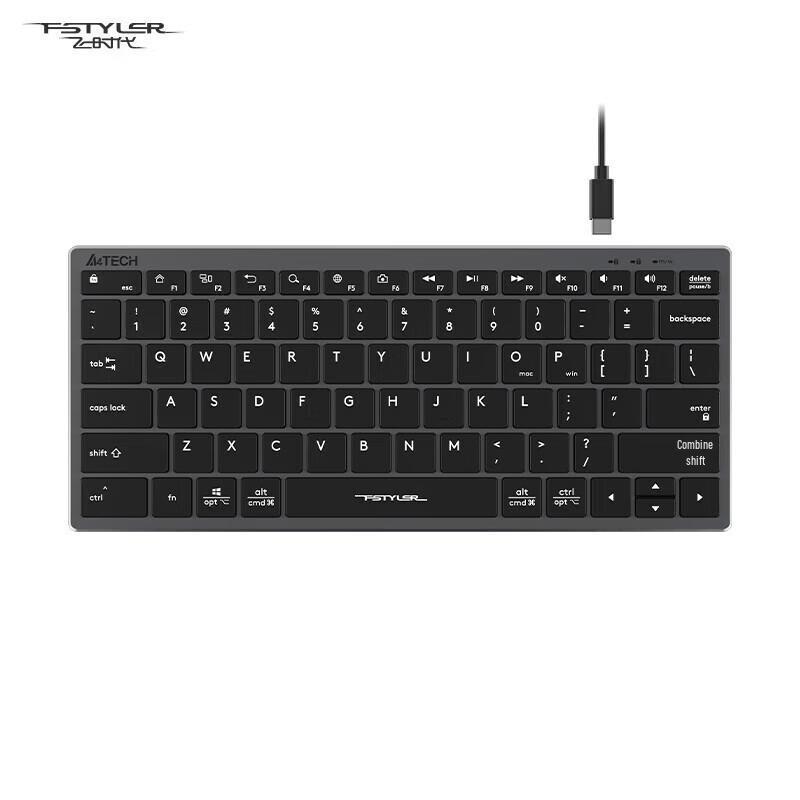 A4TECH FX51 Wired Portable Mini Scissor-Switch Keyboard
