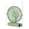 100-Speed USB Circulating Desktop & Wall-Mounted Electric Fan with Timer & Digital Display