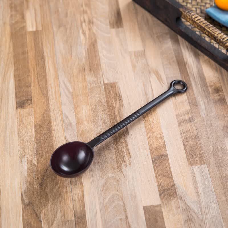 JingZhouYuan Long Handle Plastic Powder Spoons