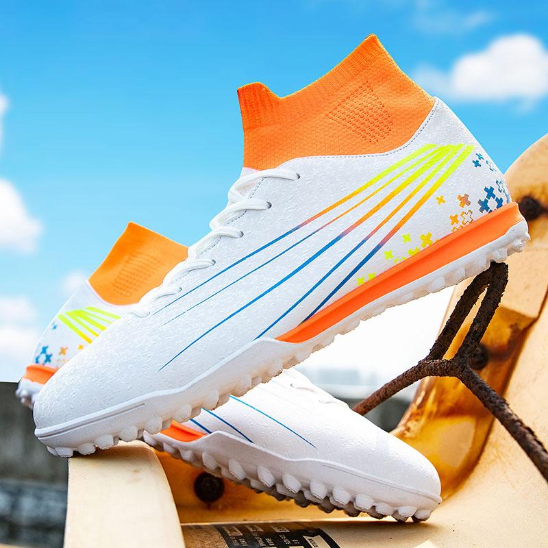 Men Professional Society Football Boot TF/FG Artificial Grass Training Soccer Shoes Student Football Shoes for Teen
