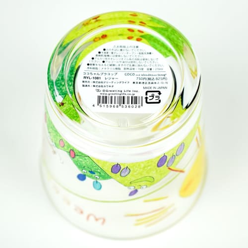 Coco-chan Greeting Life Plastic Cup, Leisure, RYL-1081, Clear