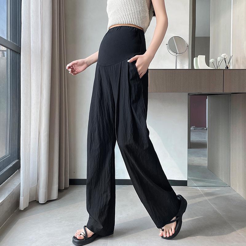 Maternity Summer Wide-Leg Pants 2024: Stylish, Casual, Lightweight