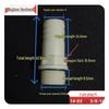 POM Anti-Corrosion Plastic Steel Connector with Internal and External Threads for Water Pipes and Tanks