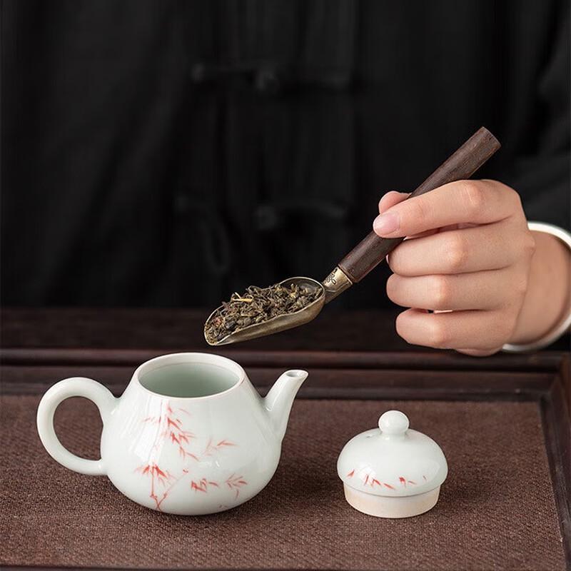 Deou Star Light Black Ebony Tea Ceremony Six Gentlemen Set