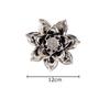 Blooming Flowers Porcelain Wall Hanging Ornaments Living Room Background Display Ceramic Peony Flower Wall-mounted Decorations