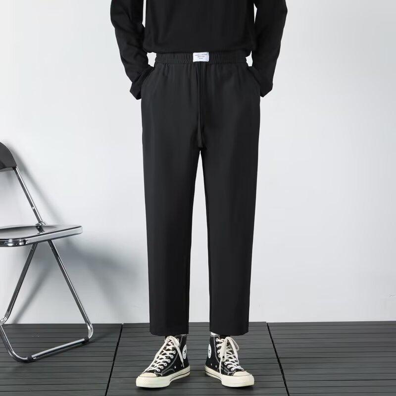 Casual small suit pants men's spring and autumn new loose sports long pants men's drooping straight pants