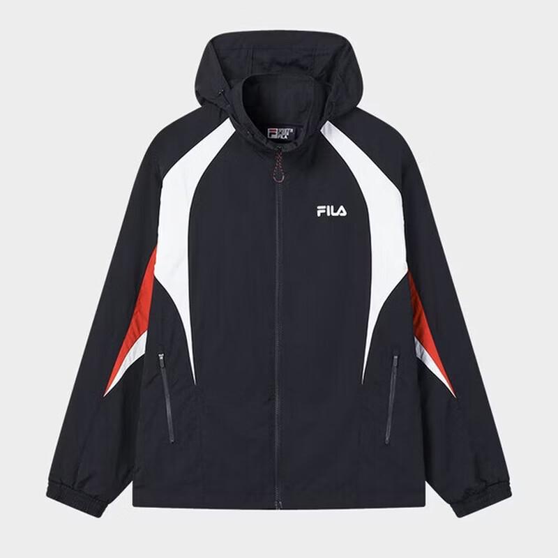 FILA Men s Colorblock Cooling Sun Protection Hooded Jacket XL