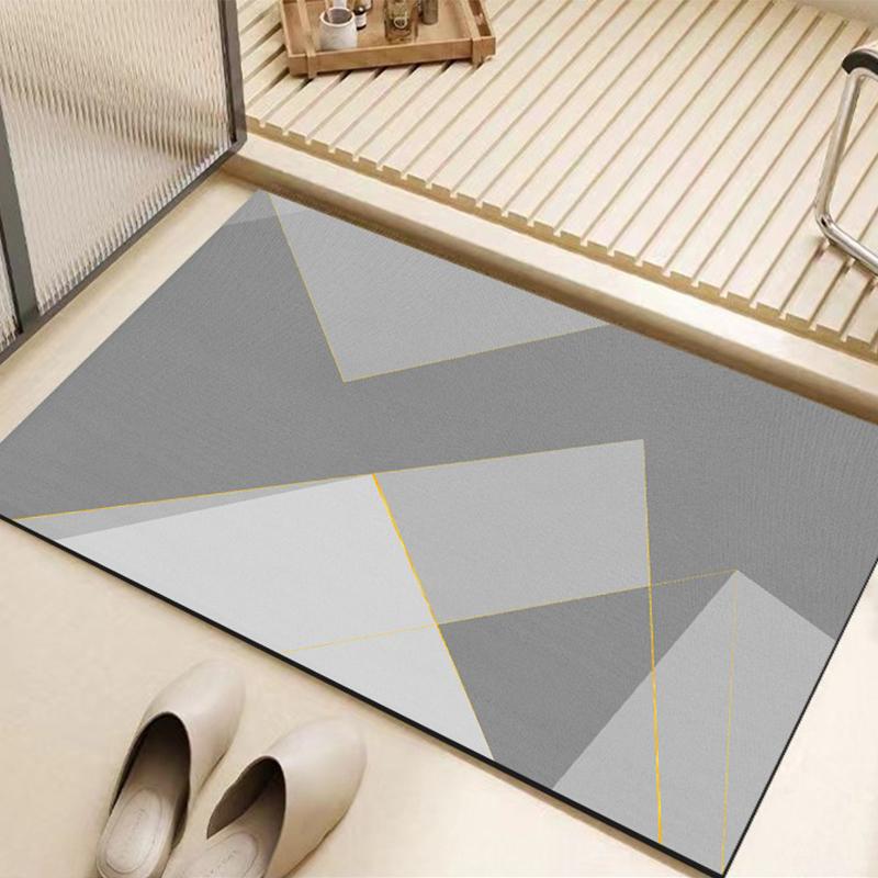 Alfombra de baño con diatomeas absorbente de barro, de secado rápido, antideslizante, de color sólido, para decoración del hogar 45x75cm