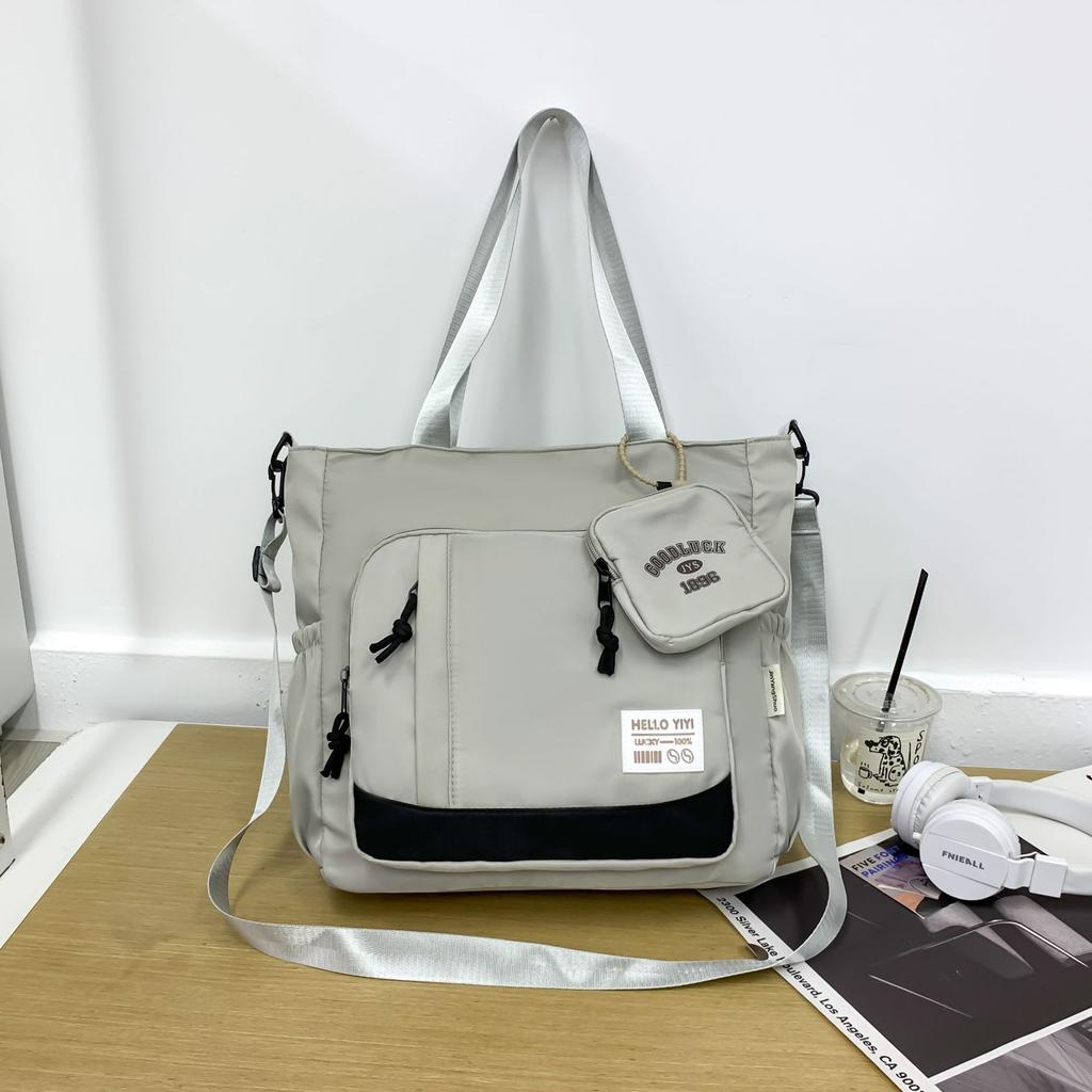 Rucsac Casual Elegant și Simplu de Umăr Multifuncțional pentru Studenți Crossbody cu Capacitate Mare Ghiozdan Școlar