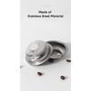 51mm Pressurized Filter Basket Stainless Steel 1 2 Cup Double Layer Espresso Machine Dripper For Portafilter Barista Accessories