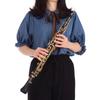 Professionelle Oboe C-Taste, halbautomatisches Holzblasinstrument mit Oboe, rein vergoldete Tasten