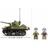 World War II Normandy Landing US Army M5 Stirling Tank Weapon Building Blocks Military Soldier Bricks Classic Model Kids Toys No BOX