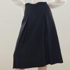 Wednesday Delight Wed_Irregular High-Waist Skirt_Black