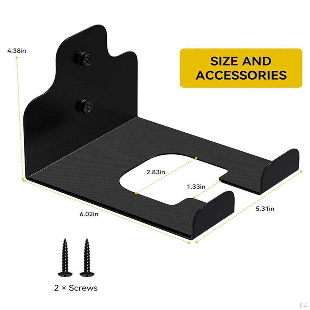 Garage Organizer Trimmer Rack Organization Anti Slip Holder Wall Mounted for Home Garden