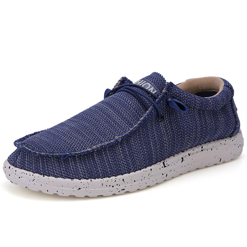 New Men's Casual Business Shoes, Four Seasons Fashion Shoes, European and American Versatile Canvas Men's Shoes