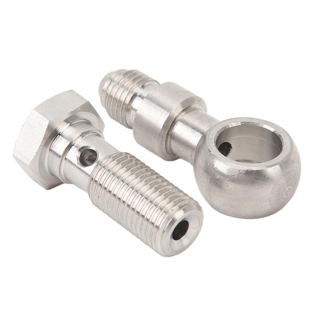Turbo Ölzufuhr Banjo Hochbelastbar Edelstahl 4AN auf M12x1.25mm Banjo Bolzen Kit Mit 4.2mm