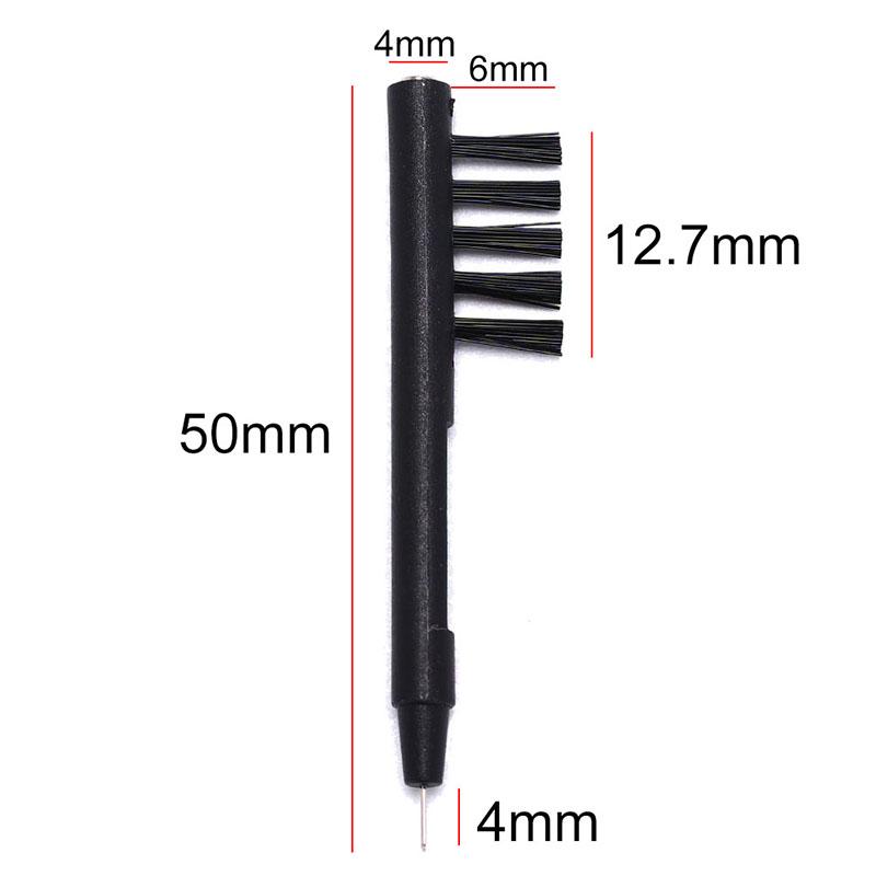 Cleaning Brush With Loop And Magnet For Hearing Aids And Earphone Cleaning Tool