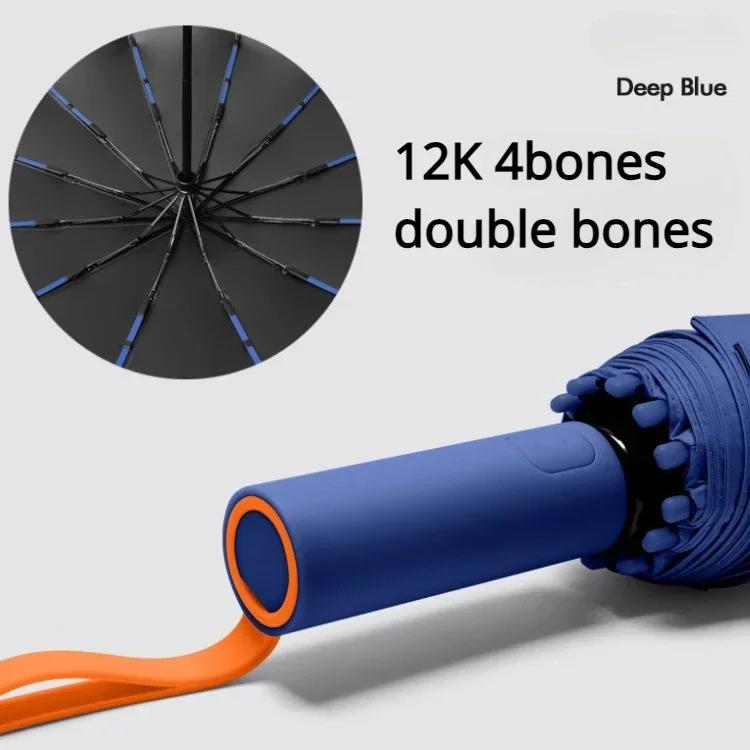 72 Bone Windproof Umbrella Reinforced Automatic Folding Large Size Sun Uv Protection Anti-Storm High Quality Travel Umbrellas