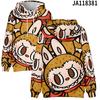 2025 New LABUBU Printed Children's Hoodie Cute Cartoon Style Girls' Hoodie Sportswear Casual Comfortable Style Top