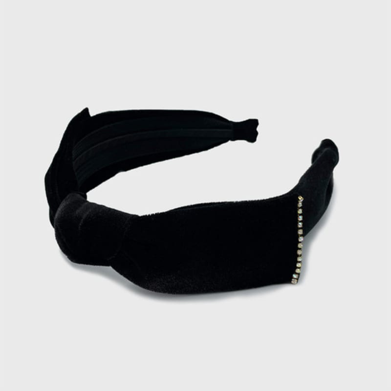 Jean Paul Clarisse Stone Velvet Ribbon Hairband JP-21-019HB