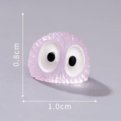 Glow-in-the-Dark Resin Figurine Micro-Scenery Decorative Ornament Cartoon- Adorable Viral Glowing Desktop Craft Item