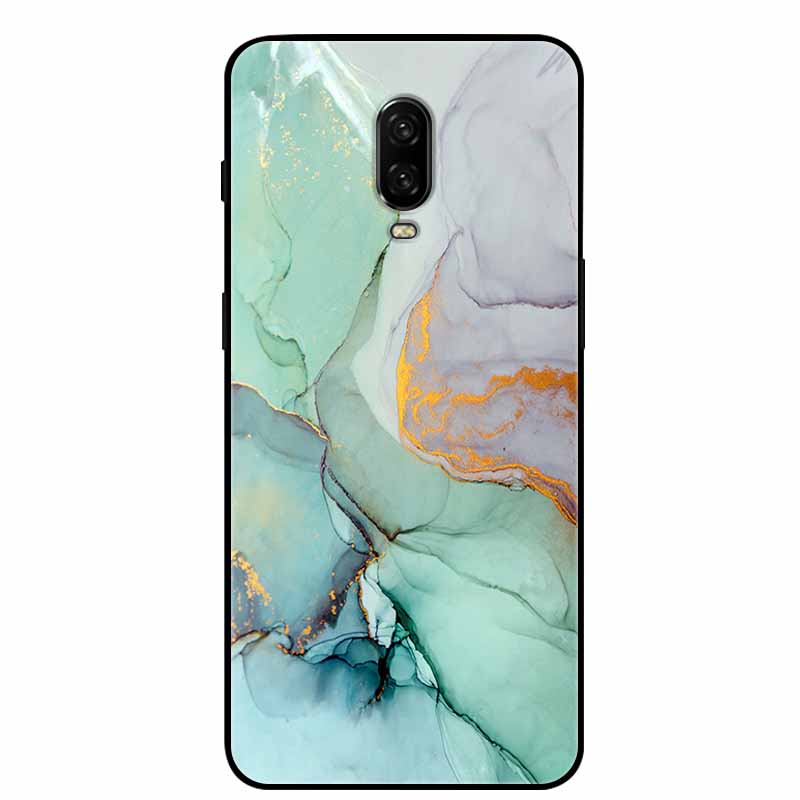 Para Capa One Plus 6 / 6T Animais Pintados Preto TPU Silicone Macio Amortecedor para Oneplus 6T 6 T Capas à Prova de Choque Lobo Legal Bolsa Coque