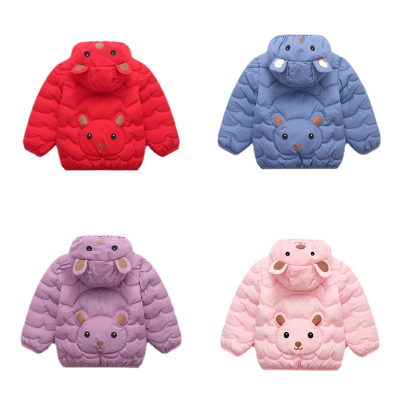 2025 Autumn/Winter Kids' Down Cotton Jacket: Short, Thickened Coat for Boys & Girls
