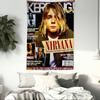 Nirvana Band Magazine Chart Arazzo Boemo Arazzi da Parete Mandala Decorazioni Artistiche da Parete