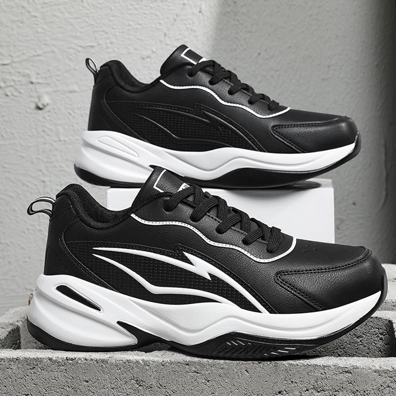 Men's Casual Racing Sports Shoes Four Seasons Non-slip Outdoor Running Shoes Students Plus Size Breathable Light Speed Sneakers
