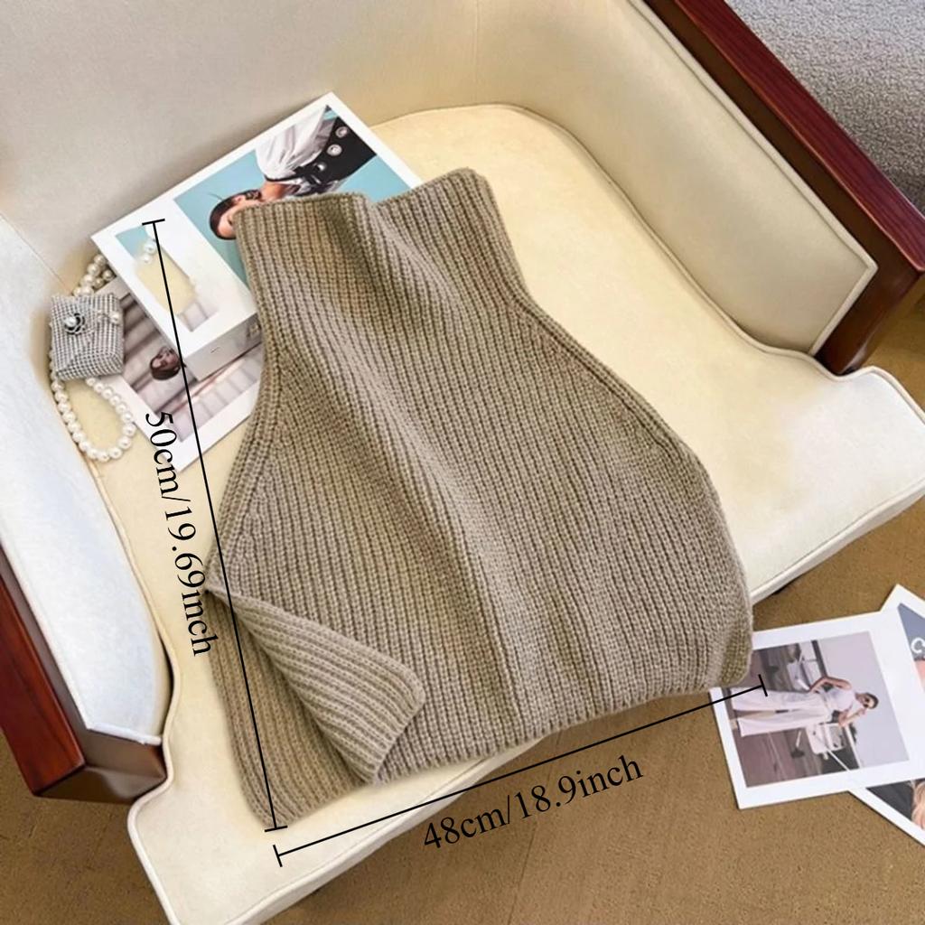 Pullover Scarf Turtleneck Furcal Neckercief Winter Women Warm Scarf Solid Color Neck Cover Lady Fashion Neckscarf Shawl