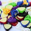 10PCS Random Color Guitar Pick Holder Adhesive Guitar Pick Box  Bass Acoustic Guitar