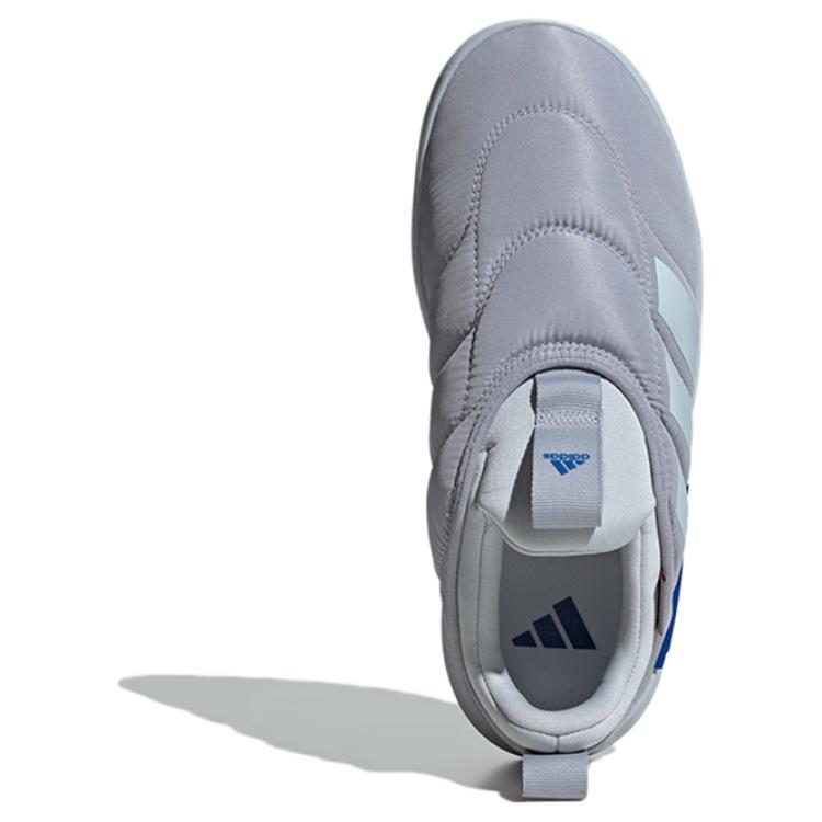 New Adidas Adipuff Anti Slip Wear Resistant Low Top Casual Shoes Unisex Gray Blue JP7707