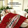 1PC Philips Sport Vereniging Custom Name Patterned Flannel Blanket Suitable For All Seasons for Home Decor Warmth and Comfort Gifts Holiday Present