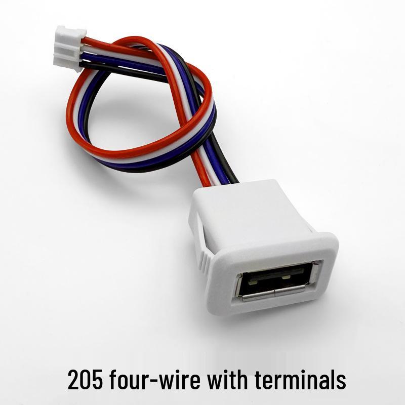 Kabel przedłużający złącze USB 2.0 żeńskie do urządzeń biurowych i ładowania samochodowego