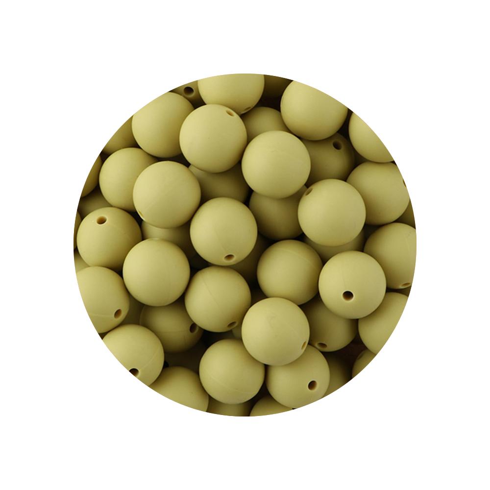 Kovict 9MM 40-80Pcs Round Silicone Bead 9MM Food Grade For Jewelry Making DIY Bracelet Pacifier Chain Accessories