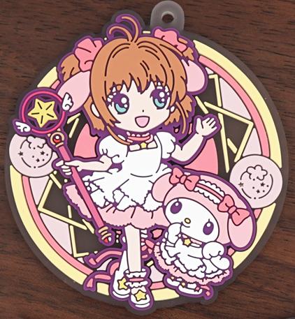 CARDCAPTOR SAKURA CLEAR CARD Anime LI SYAORAN Daidouji Tomoyo Cute Rubber Keychain About 5.5cm