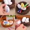 5pcs Sturdy Foam Easters Eggs For Painting And Decorating Portable for Family Activities and Easters Celebration