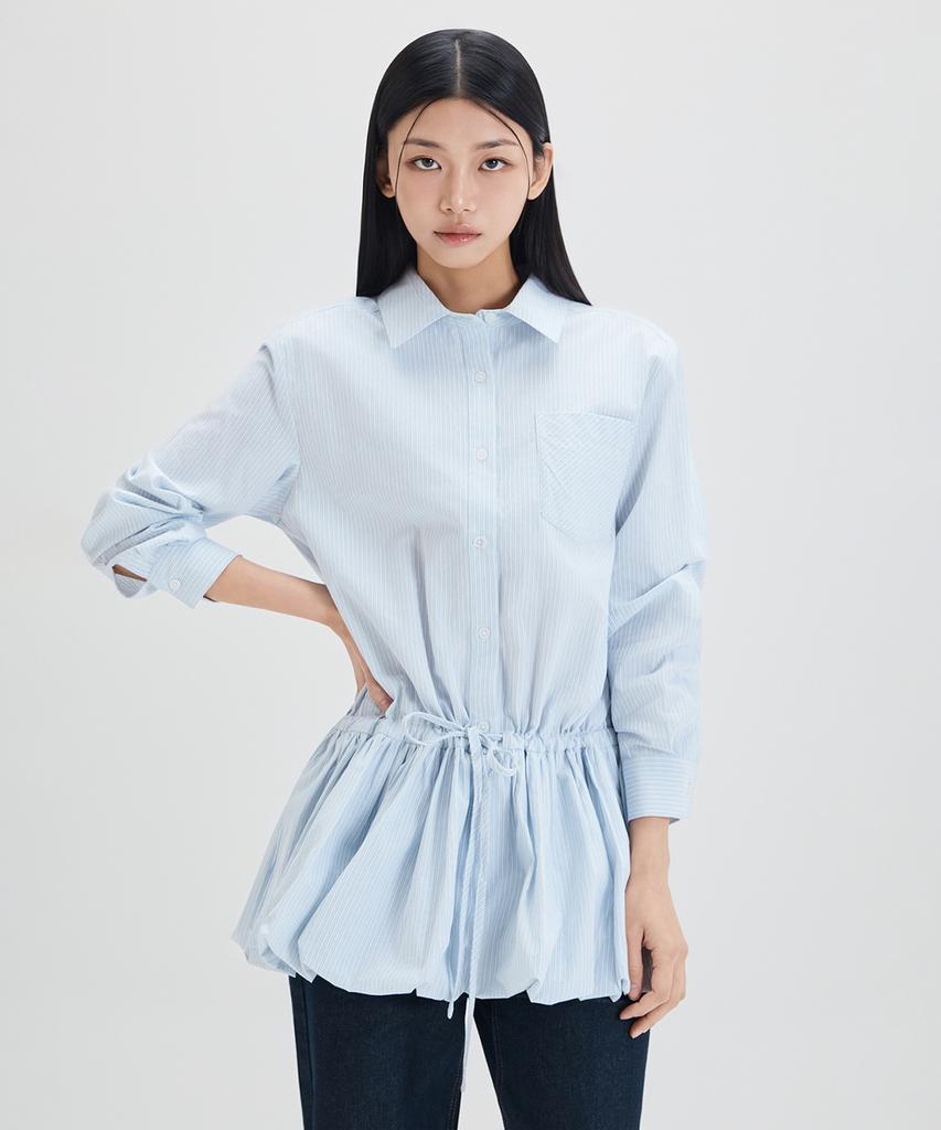 MIXXO Balloon Shirt Collar Dress_Miwowg202C