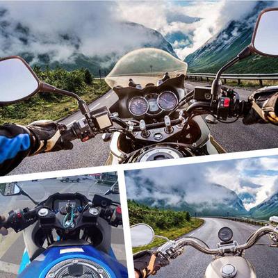 Kit de montaje en barbilla para casco integral de motocicleta para accesorios de cámara de acción