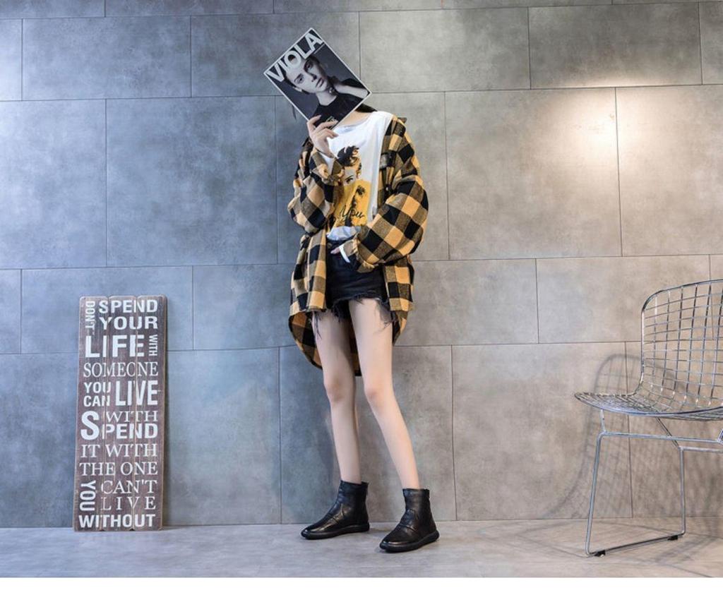 Women's Genuine Soft Leather British-Style Martin Boots - 2025 Collection, Breathable Short Boots for Autumn/Winter and Spring Trends