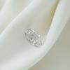Women's Small Fresh Diamond Butterfly Finger Ring With Adjustable Opening