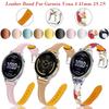 Pulseira de Couro de 18mm para Garmin Venu 4 41mm/3S/2S Forerunner 255S 265S Pulseira de Pulso de Couro Universal para Garmin Venu 4 41mm Active S