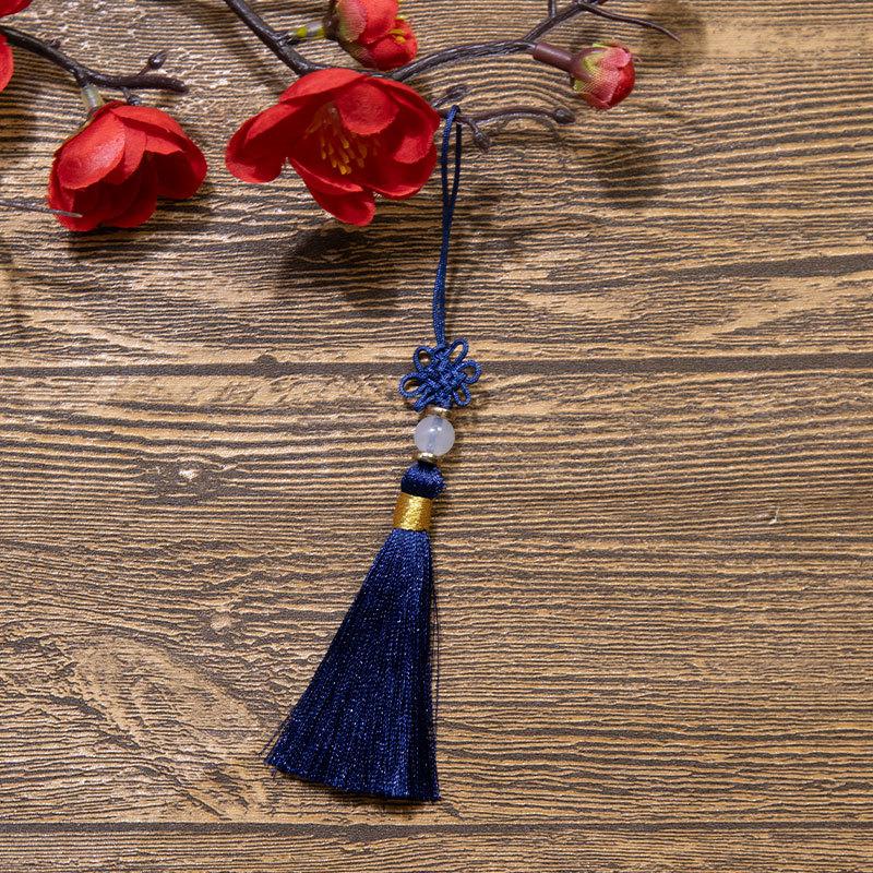 Čínský uzel Třásně Třásně Polyesterové Třásně Národní styl DIY Závěsná Třásně Záložka USB Disk Sáček Sáček Příslušenství