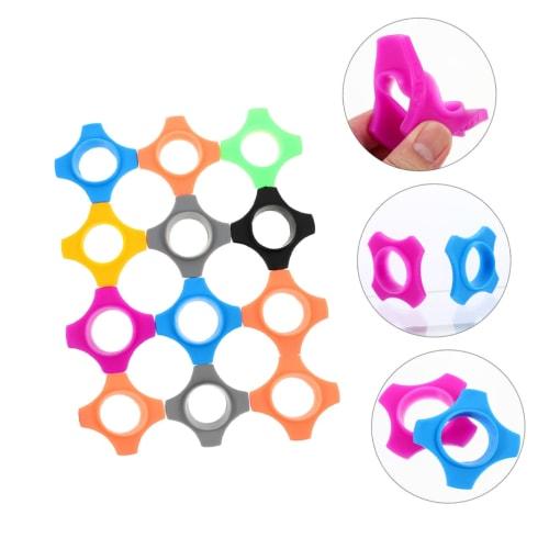 20 Pieces Microphone Skid Rings, Handheld Microphone Silicone Rings, Microphone Foam Windshield Covers, Microphone Bottom Sleeve Windscreens