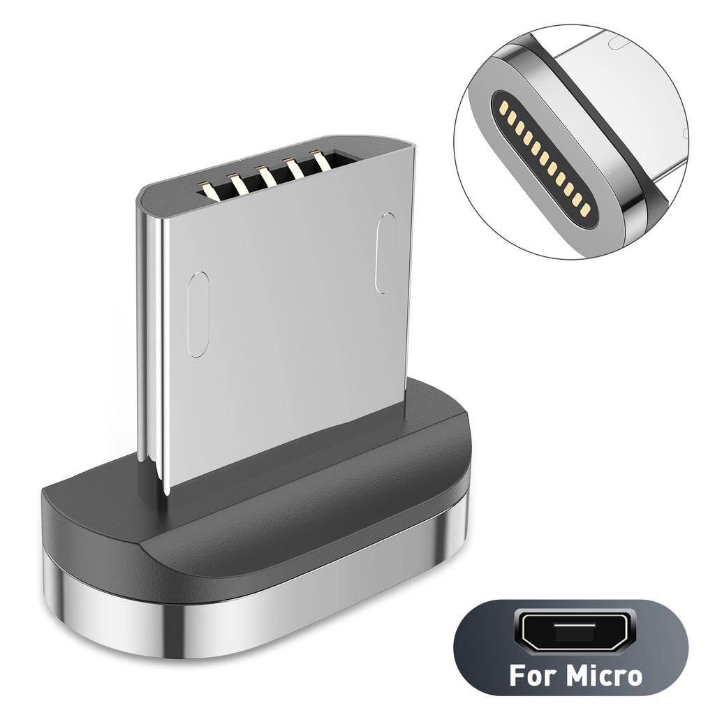 Magnetic Fast Charging Micro USB Type C Cable For Samsung Realme Oneplus Huawei Mobile Phone Magnet Wire Data Cord