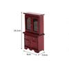 1:12 Dollhouse Miniature Decor Wood Display Cupboard Cabinet  Bookcase Bookcase