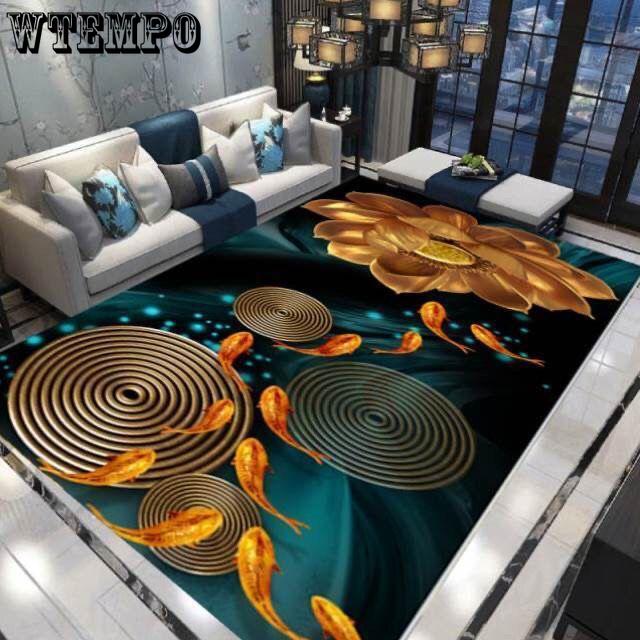 3D Carpet Living Room Bedroom Bedside Mat Floor Mat Area Rug Door Mat Bedroom Decoration