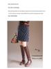 Plaid High-Waist A-line Skirt: Winter 2025 Petite Fashion